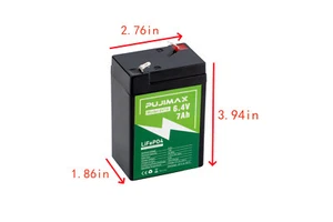 12.8V 6Ah For LiFePO4 Battery Rechargeable Lithium Iron Phosphate Battery Safety - Picture 1 of 7