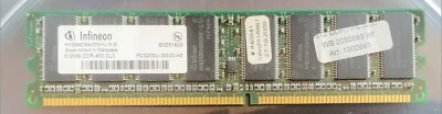 Infineon HYS64D64320HU-5-C (512MB, PC3200 (DDR-400), DDR SDRAM, 400 MHz, DIMM... - Bild 1 von 2