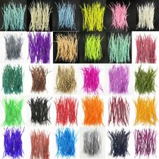 31 Color Goose Feathers 20-25cm 8-10 Inch Flaking Crafted Smooth Dyed Diy  Mask
