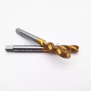 10pcs HSS-CO TiN Coated Threading Tap M2-M12 Spiral Flute For Stainless Steel - Bild 1 von 3