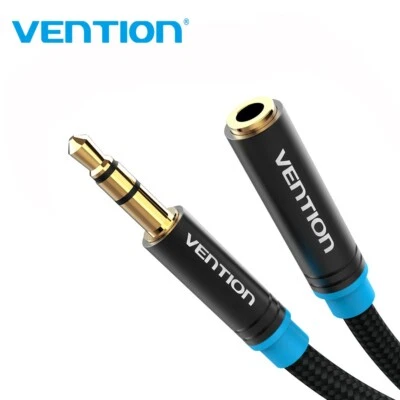 3.5mm Headphone Extension Cable Stereo Audio Adapter Connector For Tablet Phone - Image 1 of 4