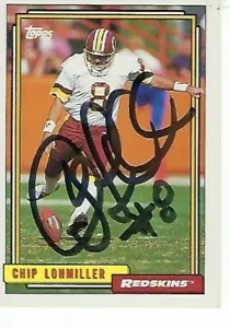 CHIP LOHMILLER 1992 TOPPS #229 - WASHINGTON REDSKINS - Imagen 1 de 1