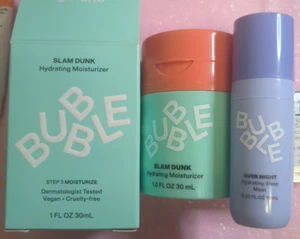 Bubble Beauty 2pc: Slam Dunk Hydrating Moisturizer, Over Night Sleep Mask - Picture 1 of 4