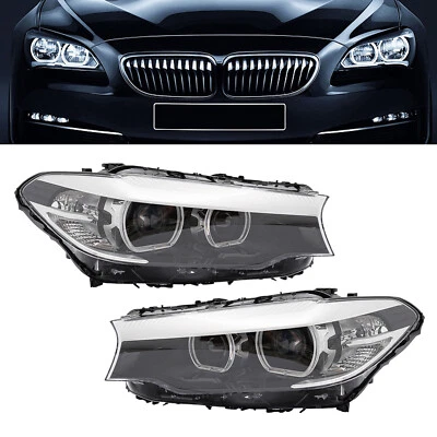 Pair LED Headlights Headlamps For BMW 5 Series G30 G31 M5 520i LH & RH 2017-2020 - Image 1 of 4
