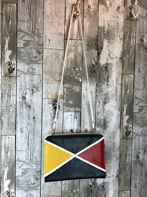 复古手拿包 1960 红色 白色 黄色 蓝色 — 第 1/4 张图片