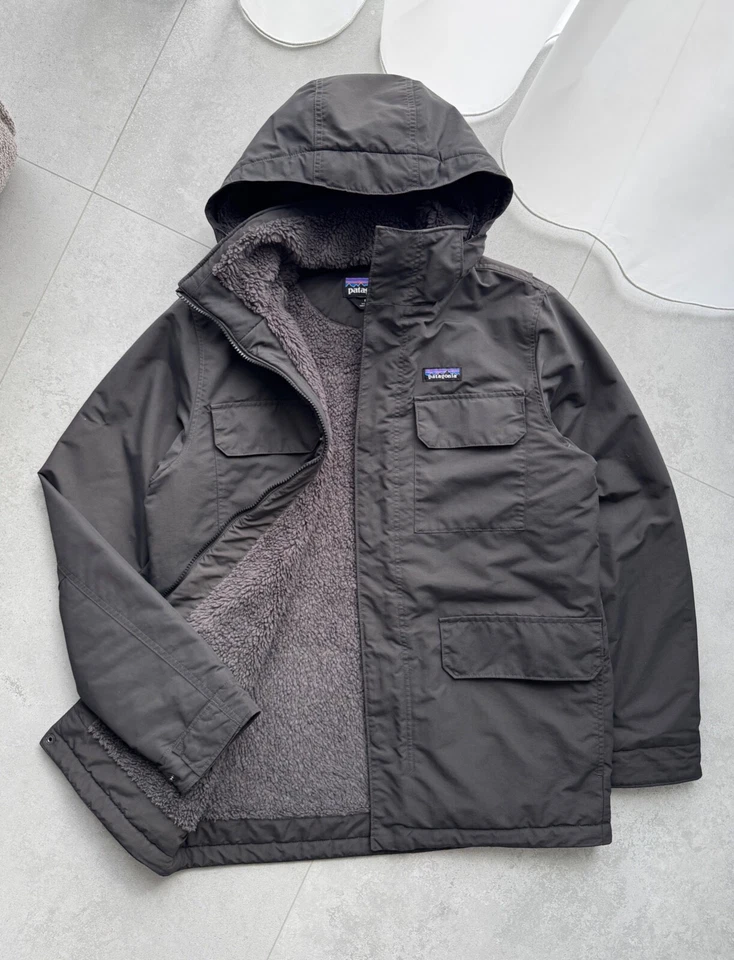 Men's PATAGONIA Isthmus Parka Insulated Jacket Fleece Lined RARE Size M - Image 1 of 4