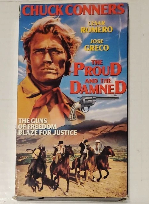 THE PROUD AND THE DAMNED-CHUCK CONNORS VHS(1990) - Image 1 of 1
