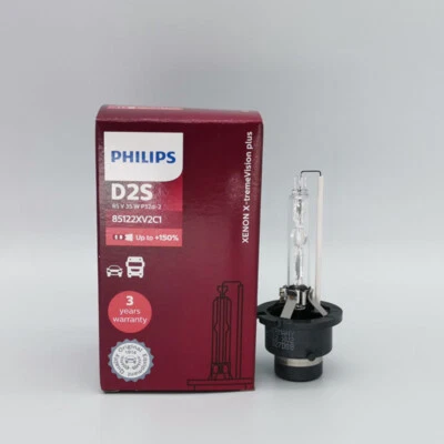 PHILIPS X-treme Vision Plus D2S XV2 4800K Brighten +150% Super Bright Xenon Bulb - Image 1 of 4