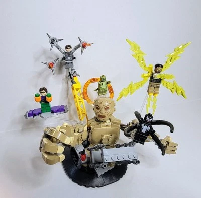 LEGO® Spider-Man Seis Siniestros Doc Ock Veneno Lagarto Duende Verde Electro Sandman Foto 1 de 4
