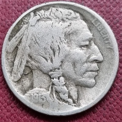 1913 Buffalo Nickel 5c Type 1 Better Grade #94904 - Image 1 of 2