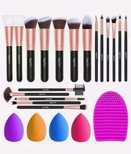 TEATTY Set di pennelli da trucco 18 pezzi ORO ROSA, ..................................196 - Foto 1 di 7