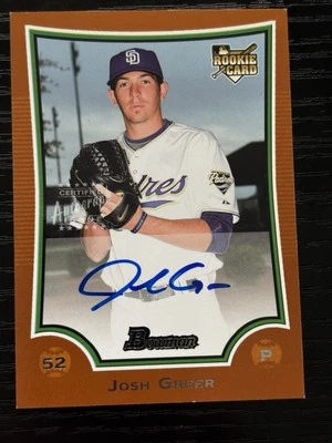 2009 Bowman - Josh Geer #229 Orange 56/250 (AU) - Image 1 of 2