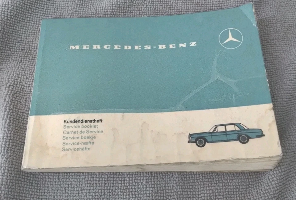 Mercedes Benz 250SL 280SL 1967 1968 1969 folleto de servicio del dueño original Foto 1 de 4