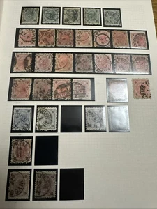 STAMPS - WORLD OLD TIME LOT ON 20 PAGES - GOOD LOT - Picture 1 of 21