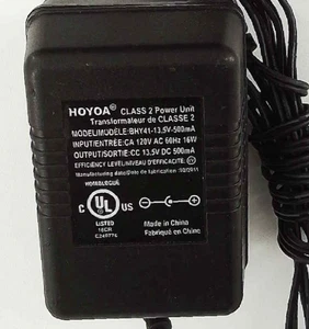 ☆ 🟥 HOYOA  - OEM HOYOA — Class 2 Power Unit 🔧 PN: BHY41‑13.5V‑500 mA 🟥 ☆ - Picture 1 of 2