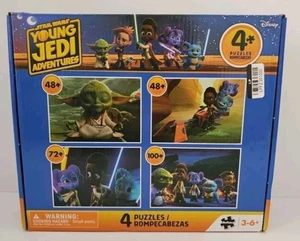 Star Wars Young Jedi Adventures Paquete de 4 rompecabezas 48 piezas y 72 piezas y 100 piezas Buffal - Imagen 1 de 8