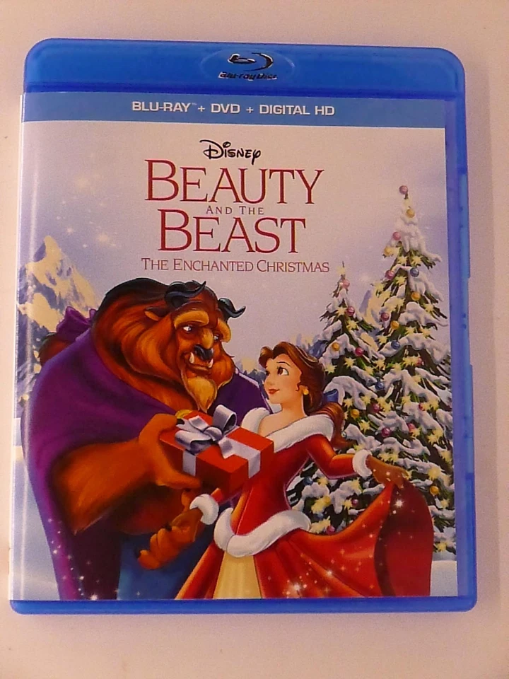 Beauty and the Beast The Enchanted Christmas (Blu-ray, DVD, 1997, Disney) - K9 - Image 1 of 1