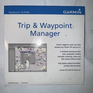 Garmin MapSource * Trip and Waypoint Manager CD version 5. - Picture 1 of 2