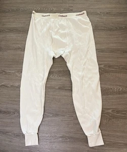 Pantalones térmicos Carhartt para hombre XL altos marfil K57 largos Johns capa base hechos en EE. UU. - Imagen 1 de 6