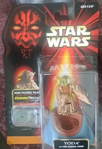 Star Wars Yoda mit Jedi Ratsvorsitzender CommTech Chip - Factory Sealed - Bild 1 von 7