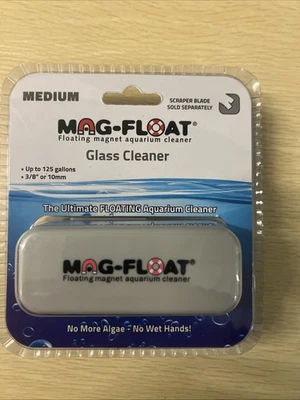 Mag Float 125 Magnetic Floating Aquarium Cleaner for Medium Size Glass Fish Tank - Image 1 of 2