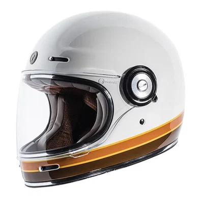 *FREE SHIPPING* TORC T1 NEWPORT ISO BARS HELMET WHITE/BRONZE PICK YOUR SIZE - Image 1 of 4