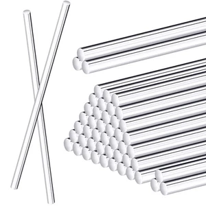 30 Stück 12 Zoll Acryl Dübel Stäbe zum Selbermachen Basteln Acryl Rund Stäbe Streifen Sti - Bild 1 von 7