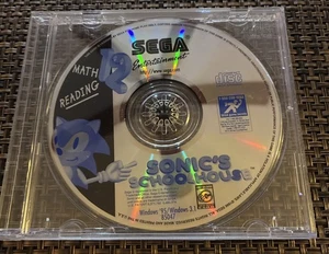 Sonic's Schoolhouse Sega PC | *RARE* CLEAN | Sonic The Hedgehog 1999 Disc Only - Picture 1 of 2