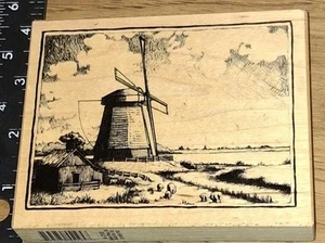 Rubber Stamp, Psx,dutch Windmill Big K2135, (B283) - Picture 1 of 6
