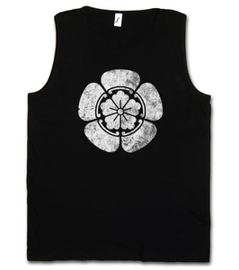 ODA CLAN MON TANK TOP FITNESS - Japan Nobunaga Tokugawa Edo Samurai Shogun Ninja - Picture 1 of 2