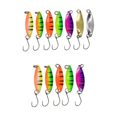 5/7er Pack Spinner Köder Set verschiedene Metall Hart Spinnerbait Angelköder - Bild 1 von 4