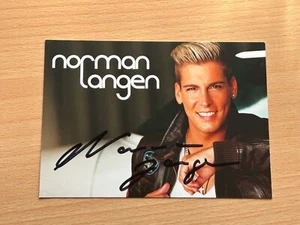 Norman Langen Autogrammkarte original signiert #S4676 - Picture 1 of 1