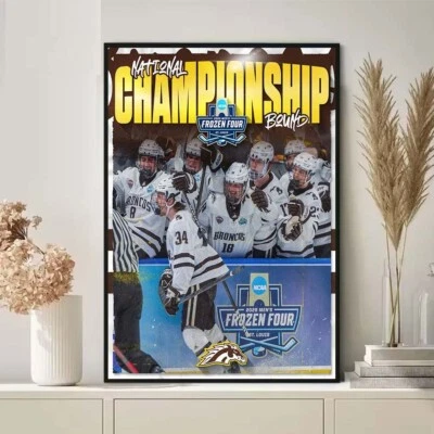 Western Michigan Broncos Men’s Ice Hockey National Championship 2025 Frozen Four - Image 1 of 4