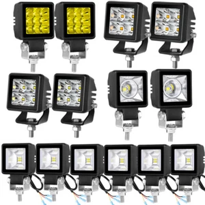 2x Mini Size 2" LED Work Lights Cube Pods 4WD Offroad Truck SUV Spot Combo Flood - Picture 1 of 37