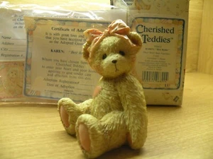 Cherished Teddies - 950432 - Karen - Best Buddy - 3 Sisters Bear - Enesco - NIB - Picture 1 of 10