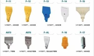 20pcs 1/4'' F13 ABS Air Nozzle New BLUE Plastic Air Knife H3 Blowing Nozzle - Picture 1 of 5