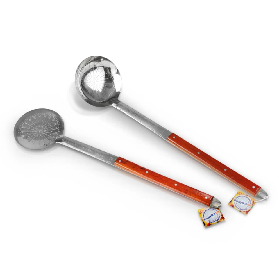Set Plov - Schöpflöffel 64 cm Schaumlöffel 64 cm Posylka.de плов шумовка - Bild 1 von 1