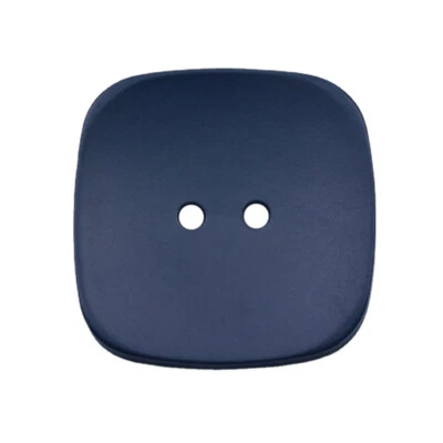 8X Solid 2-Hole Square Button Matte Buttons for Sewing Coat Shirt DIY Upholstery - Image 1 of 4