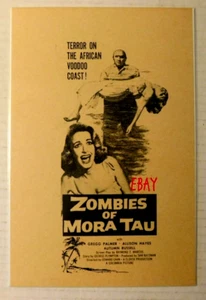 Zombies of Mora Tau Movie Theater Handbill - Picture 1 of 1