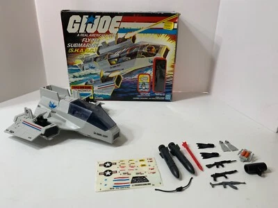 Vehículo submarino volador GI Joe SHARC de colección con caja y extras Hasbro 1984 Foto 1 de 4