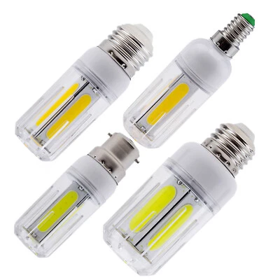 LED COB Corn Light Bulb E26 E12 E27 E14 B22 12W 16W Ultra Bright Lamp For Home - Image 1 of 4