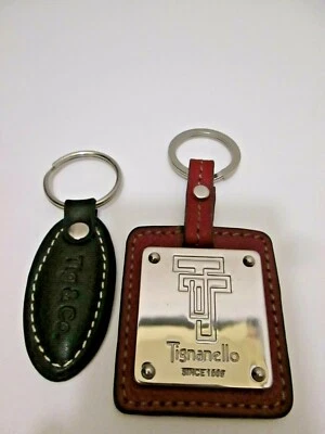 LOTE LLAVERO/LLAVERO TIGNANELLO TIG & CO CUERO/METAL MONEDERO CREMALLERA TIRADOR Foto 1 de 4