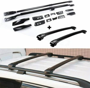 Barras transversales para rieles de techo Land Cruiser LC200 2008-2020 4 piezas aptas para barras transversales  - Imagen 1 de 6