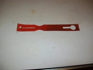 Air Lituanica Fluggesellschaft Kofferanhänger Adresse Airline #128 - Bild 1 von 2