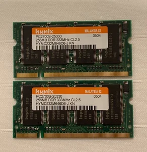256MB DDR 333MHz CL2.5 PC2700S-25330 - Picture 1 of 3