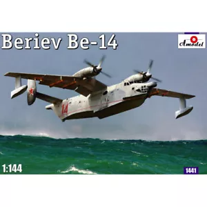 AMODEL 1441 Beriev Be-14 aereo di soccorso sovietico scala 1/144 - kit modellino plastica - Foto 1 di 10