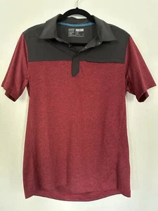 5.11 Tactical Shirt Mens Small Red Black Polo Rapid Response Zipper Pocket - Picture 1 of 4