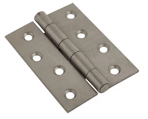 Heavy Duty Steel Butt Hinge (451) 3 or 4 Inch Door Hinges BZP EB CP or Steel - Picture 1 of 5