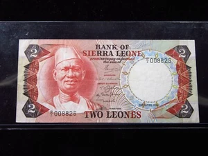 Sierra Leone 2 Leones 1974 World Currency Banknote Money h8826 - Picture 1 of 2