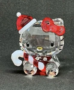 Swarovski Crystal "Hello Kitty Santa" Figurine 1142935 - Picture 1 of 5